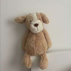 Jellycat Cream and Brown Plush Dog Toy